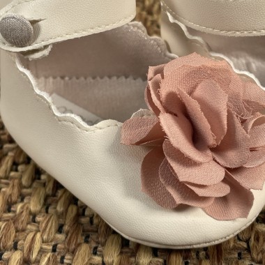 Scarpe con fiore chiffon Scarpe