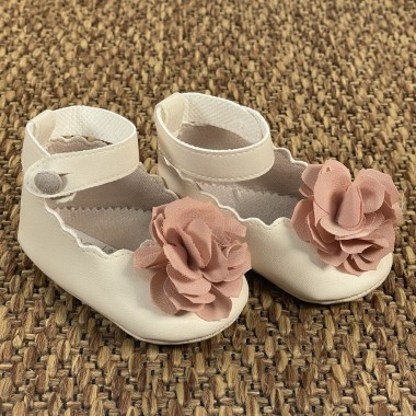 Scarpe con fiore chiffon Scarpe