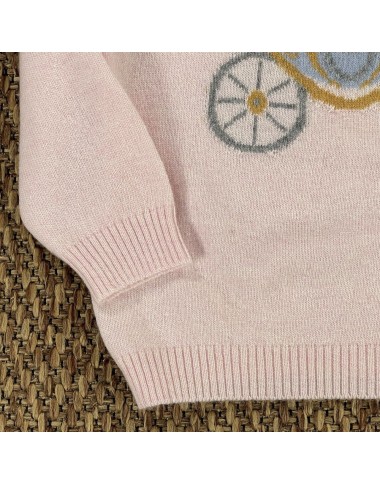 Maglia carrozza lana e cashmere Bimba 2/8 anni