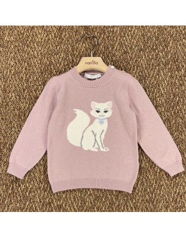 Maglia lana e cashmere Bimba 2/8 anni