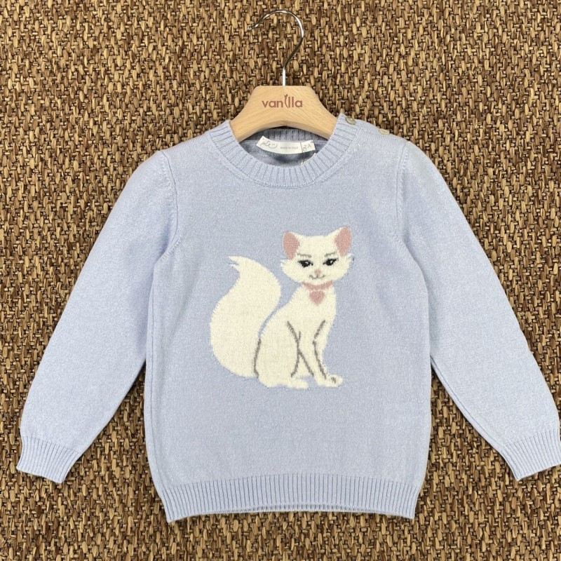 Maglia lana e cashmere Bimba 2/8 anni