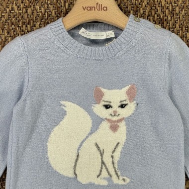 Maglia lana e cashmere Bimba 2/8 anni