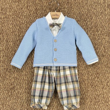 Completo quadri Neonato 0/36