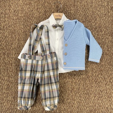 Completo quadri Neonato 0/36