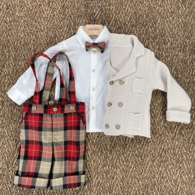 Completo quadri Neonato 0/36