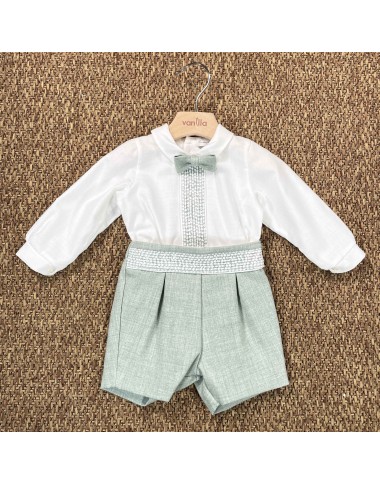 Set camicia bermuda e papillon Neonato 0/36