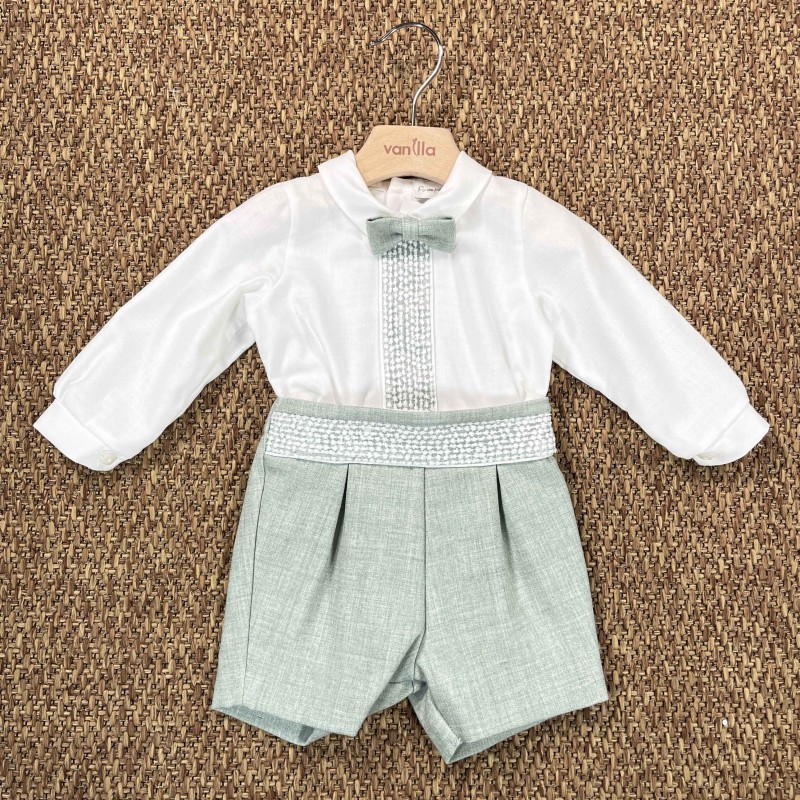 Set camicia bermuda e papillon Cerimonia