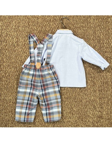 Set camicia, pantalone, bretelle e papillon Neonato 0/36