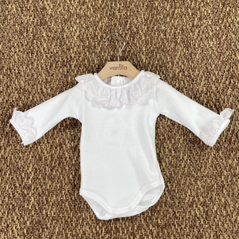 Body Rouche pois Neonata 0/36