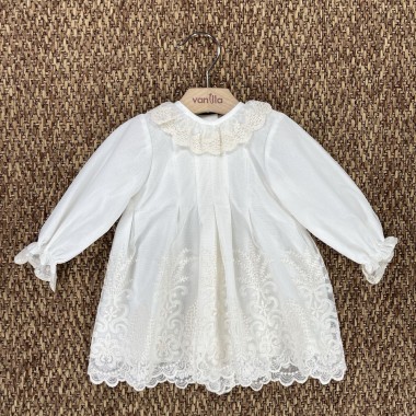 Abito elegante in macramè Neonata 0/36