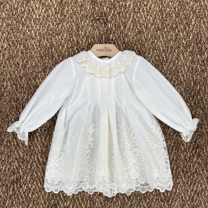 Abito elegante in macramè Neonata 0/36