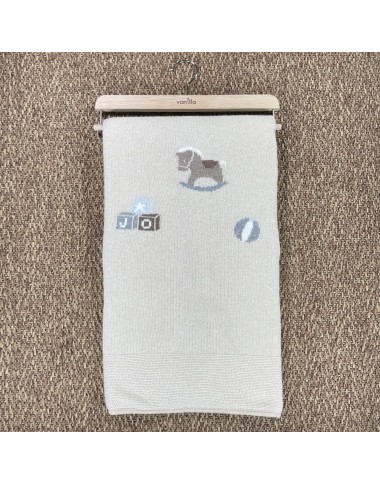 Wool and cashmere blanket