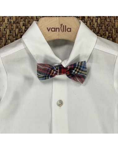 Camicia e Papillon tartan Neonato 0/36