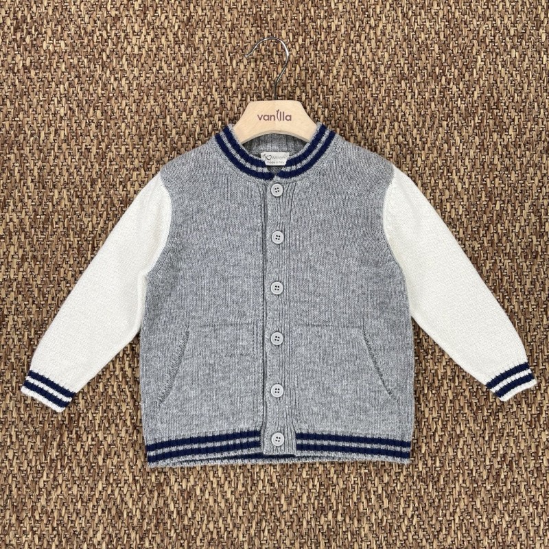 Bomber lana e cashmere Bimbo 2/8 anni