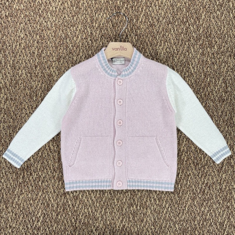 Bomber lana e cashmere Bimba 2/8 anni