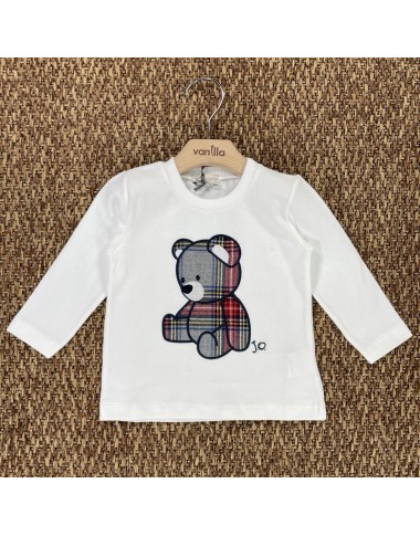 T-shirt orsetto quadri Neonato