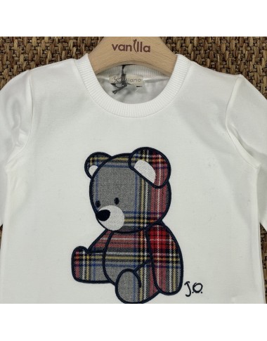 T-shirt orsetto quadri Neonato