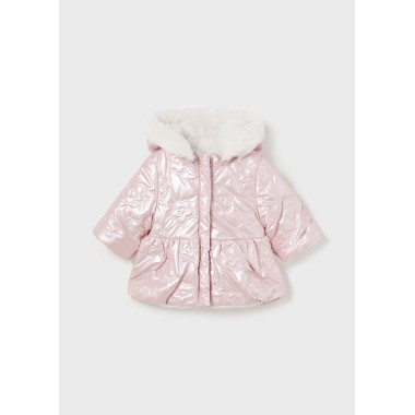 Giaccone reversibile teddy         Neonata