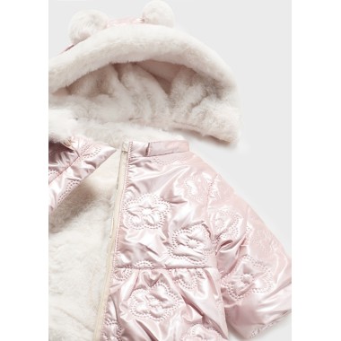 Giaccone reversibile teddy         Neonata