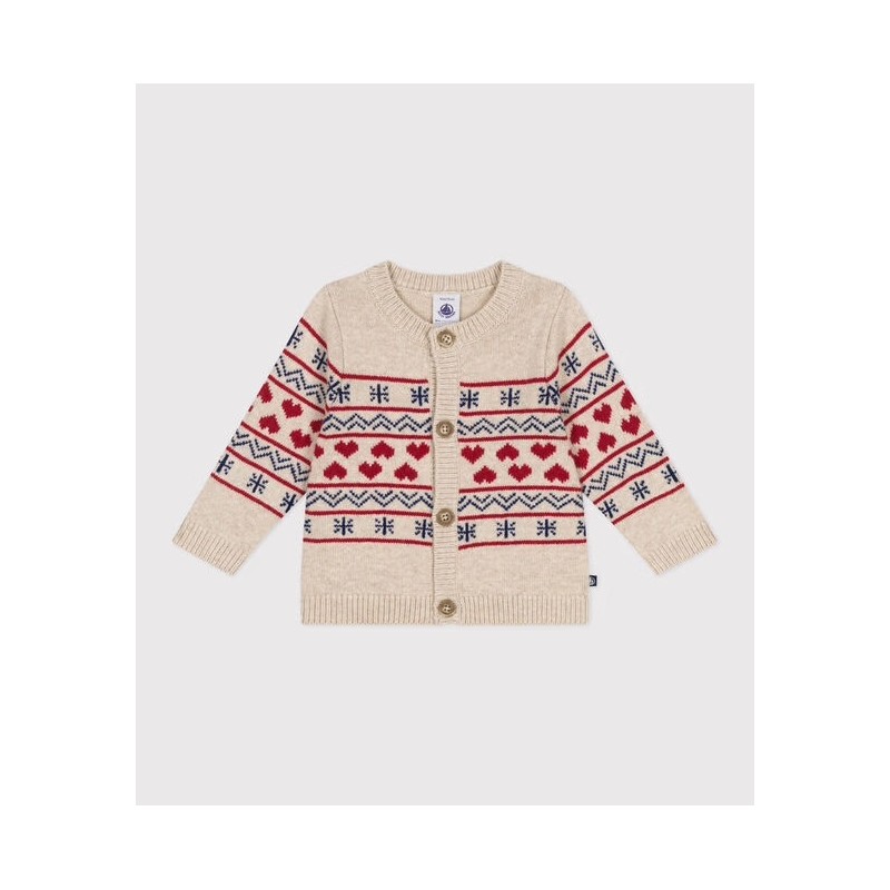Cardigan jacquard Neonato 0/36