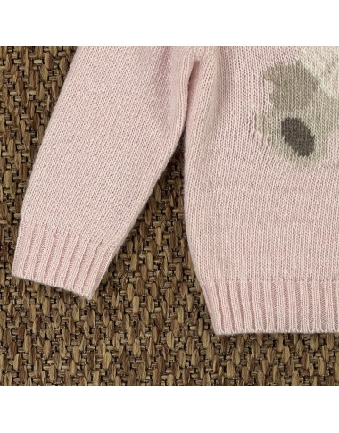 Maglioncino orsetto in lana e cashmere Neonata 0/36