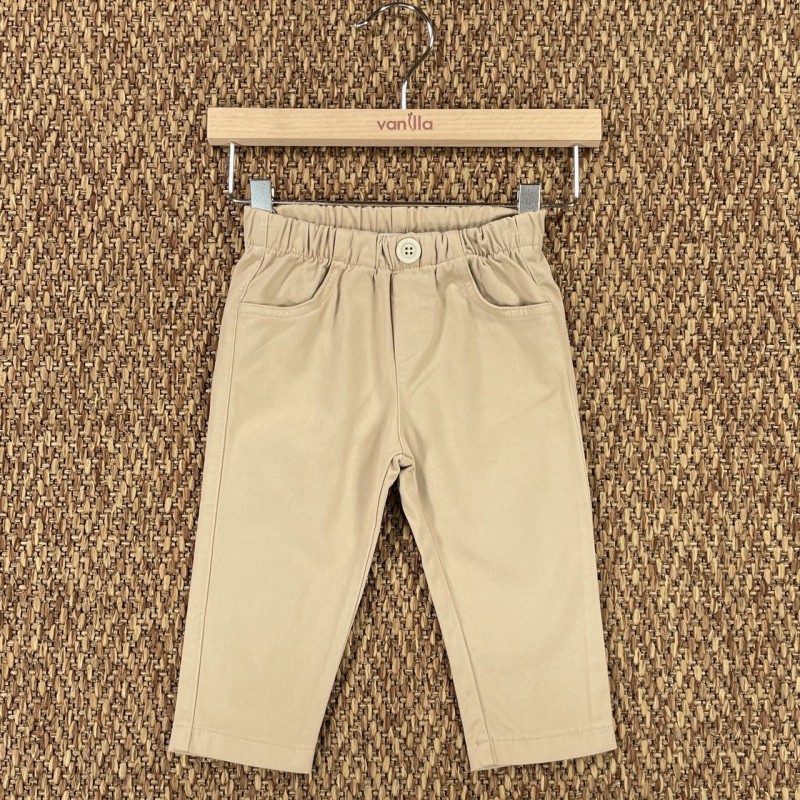 Pantalone in drill Bimbo 2/8 anni