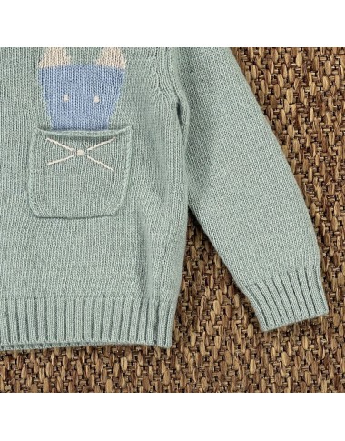 Wool and cashmere pocket sweater