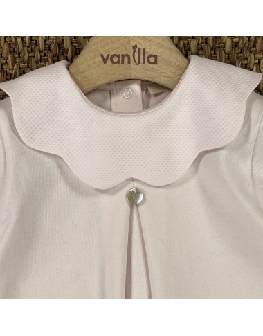 Tutina in cotone collo piquè Tutina