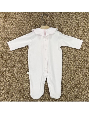 Tutina in cotone collo piquè Tutina