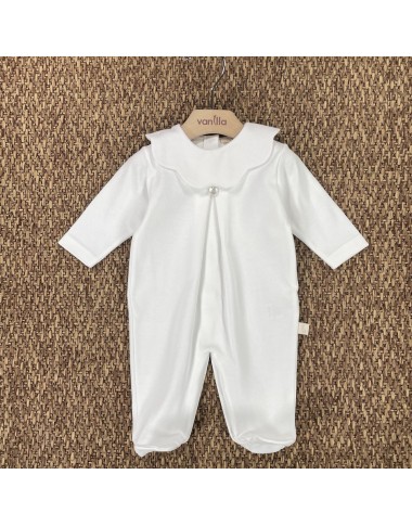 Tutina in cotone collo piquè Tutina