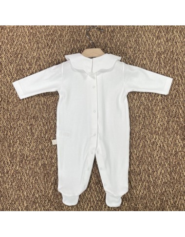 Tutina in cotone collo piquè Tutina