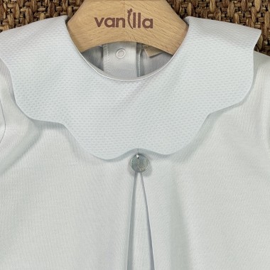 Tutina in cotone collo piquè Tutina