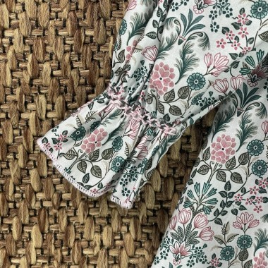 Mini abito con ricamo punto smock Neonata 0/36