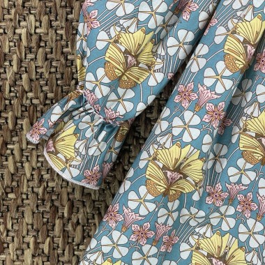 Mini abito con ricamo punto smock Neonata 0/36