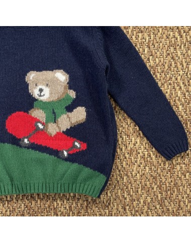 Maglia lana e cashmere skateboard Neonato 0/36