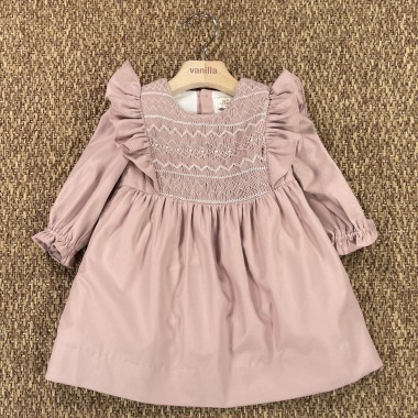 Abito punto smock Neonata 0/36