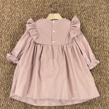 Abito punto smock Neonata 0/36