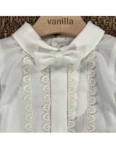 Completo camicia papillon e bermuda Neonato