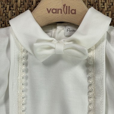 Completo camicia papillon e bermuda Neonato