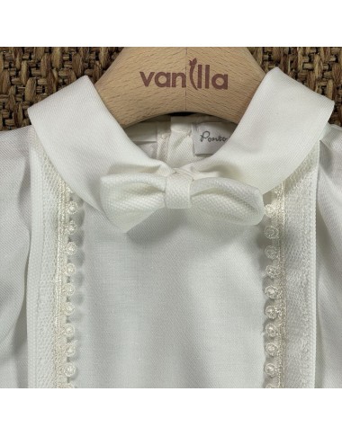 Completo camicia papillon e bermuda Neonato