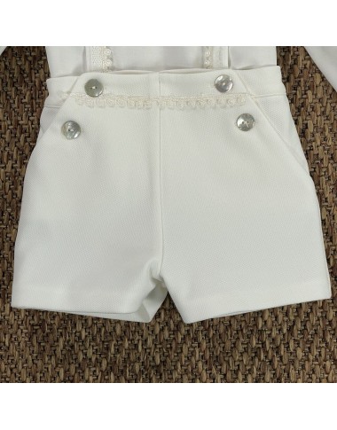 Completo camicia papillon e bermuda Neonato