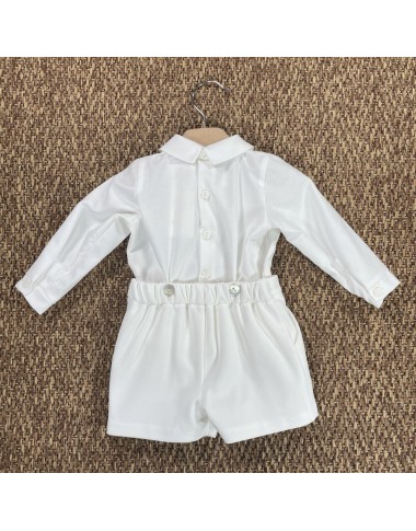 Completo camicia papillon e bermuda Neonato