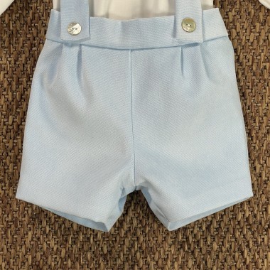 Completo camicia papillon e bermuda Neonato