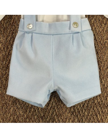 Completo camicia papillon e bermuda Neonato