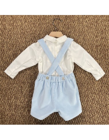 Completo camicia papillon e bermuda Neonato