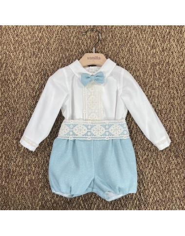 Complete bow tie and bermuda shirt