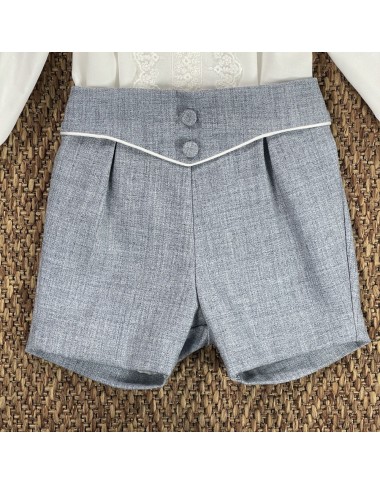 Completo camicia papillon e bermuda Neonato