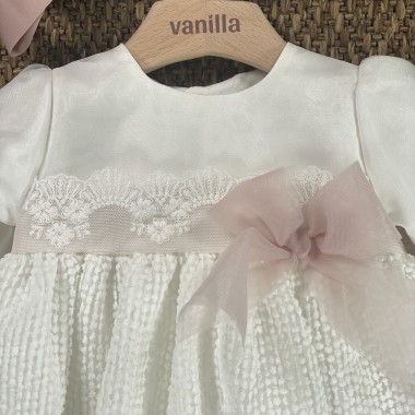 Abito e cuffietta Battesimo