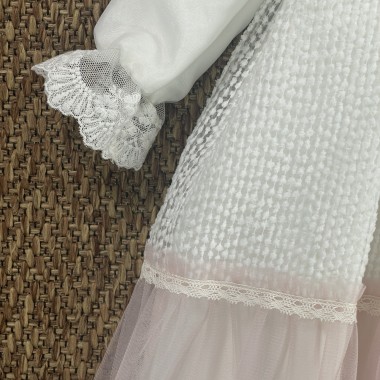 Abito e cuffietta Battesimo