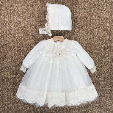 Abito e cuffietta Neonata 0/36